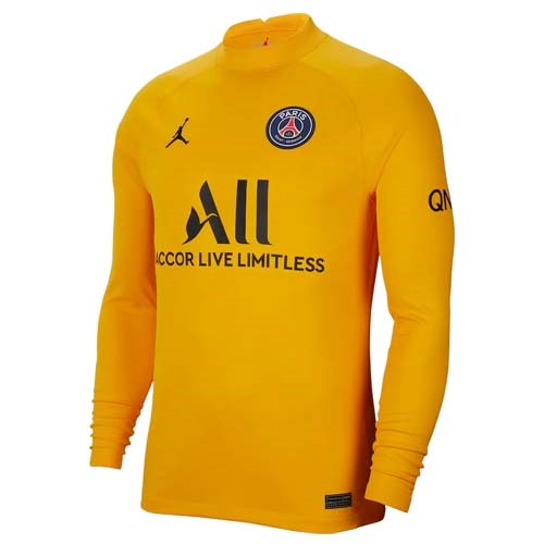 Tailandia Camiseta Paris Saint Germain Portero 2021 2022 Amarillo